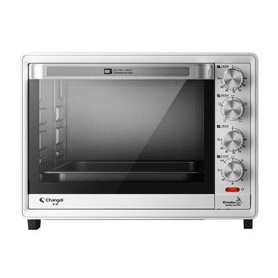 长帝CRTF32PD烤箱家用小型烘焙多功能搪瓷电烤箱全自动32升大容量