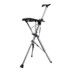 台湾 Step2Gold Ta-Da台达椅登山手杖不锈钢伸缩折叠老人户外拐杖