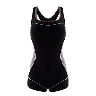 BE范德安MIX系列连体泳衣女士平角带胸垫泳衣竞速美背显瘦欧美