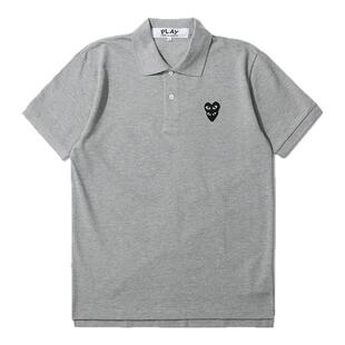 IT CDG PLAY COMME des GARÇONS川久保玲男装POLO衫合身爱心logo