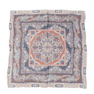 敦煌研究院 团花纹丝巾礼盒 生日礼物敦煌丝巾妈妈款方巾纪念品