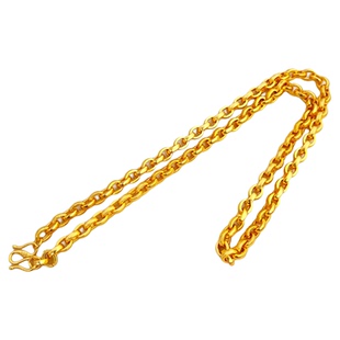 沙金项链男女越南o型卡扣链金店同款高端结婚首饰百搭情侣链子