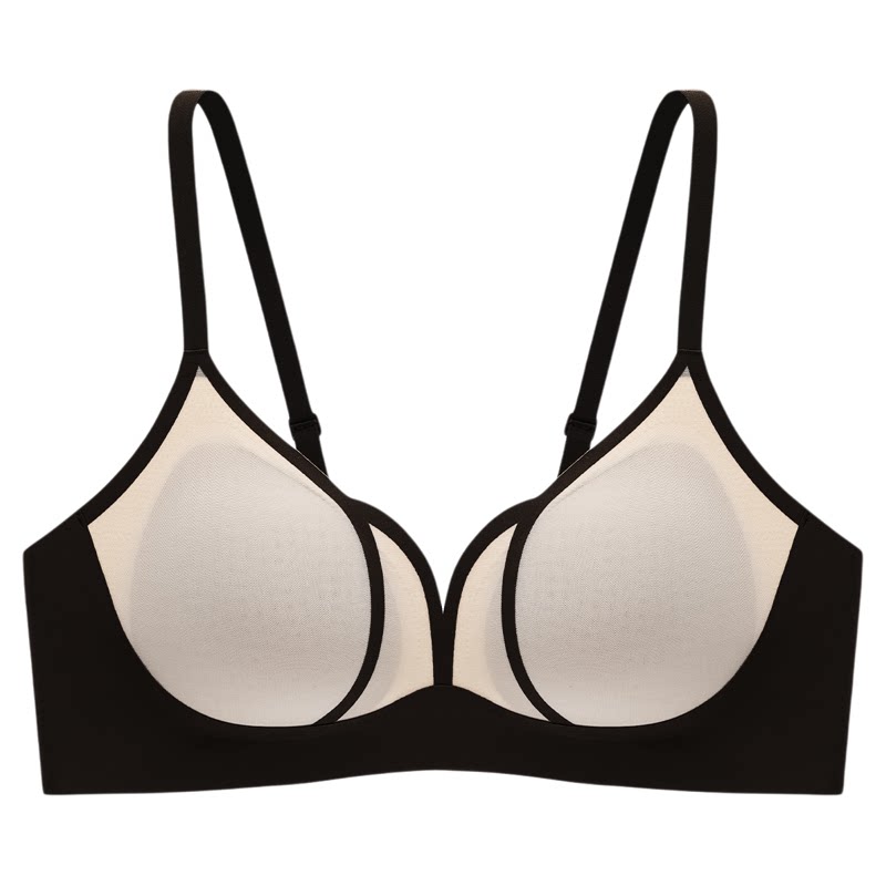 【宋佳同款-留白】伊维斯无钢圈无痕内衣小胸聚拢软支撑文胸背心