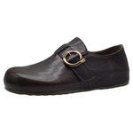 Artmu阿木真皮厚底勃肯鞋女全包深口单鞋一脚蹬乐福鞋2026新款