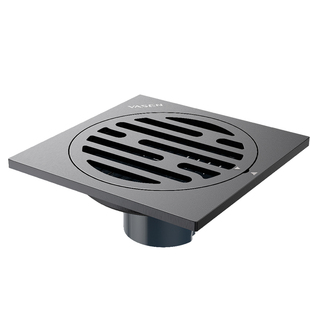 伟星枪灰色不锈钢加厚厨房阳台卫生间50管防虫防反水反味淋浴地漏