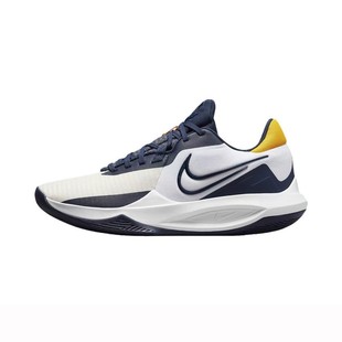 耐克/Nike Precision 6 精密6 白蓝男款低帮复古篮球鞋DD9535-101
