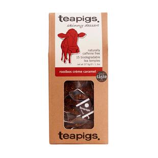 奶油焦糖南非路易波士茶rooibos袋泡养生茶包teapigs无因英国进口