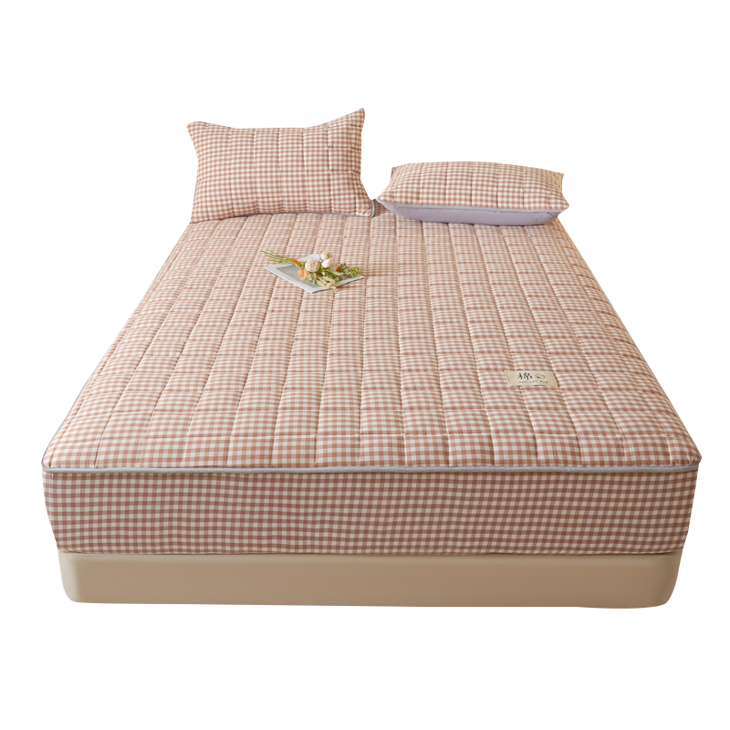 纯棉花夹棉床笠罩床垫保护罩全包2025新款床罩防滑不跑床单防尘罩