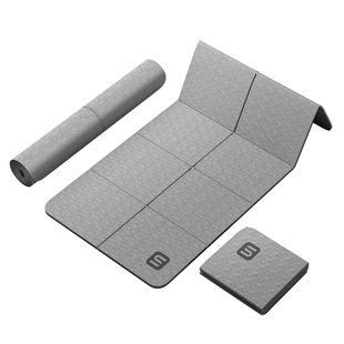 可折叠便携式瑜伽垫男士健身垫家用防滑地垫学生宿舍训练运动静音