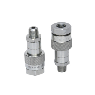 KZE-B螺纹锁紧式液压快速接头液压扳手千斤顶超高压油管快速接头