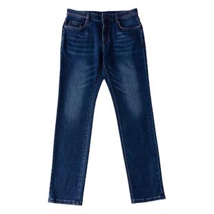 【羊毛】德鲨秋冬季新款棉质牛仔裤男青年时尚直筒长裤子