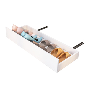 鞋柜底部踢脚抽屉橱柜下方改造滑轨换鞋托盘入门抽拉式反弹抽定制