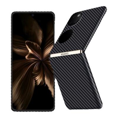 适用华为p50pocket2s手机壳折叠purax碳纤维纹novaflip小米MIXFlip凯夫拉findn3三星zFlip7/6荣耀magicvflip2