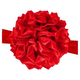 大红花球汽车新车交车交房大门乔迁绸布结婚陪嫁红绣球剪彩开业