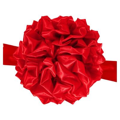 交房乔迁绸布陪嫁剪彩大红花球