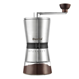 德国Derlla咖啡豆研磨机手磨咖啡机手摇磨豆机手动磨粉机咖啡器具