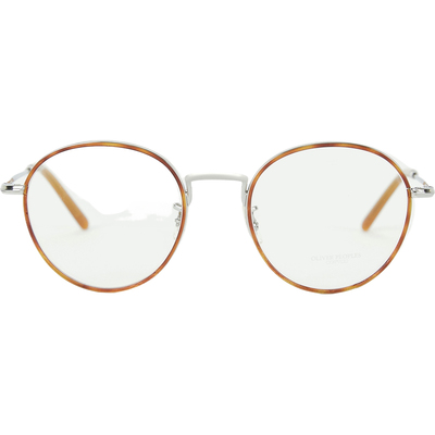 Oliver Peoples 男圆框玳瑁纹板材光学眼镜NAP颇特