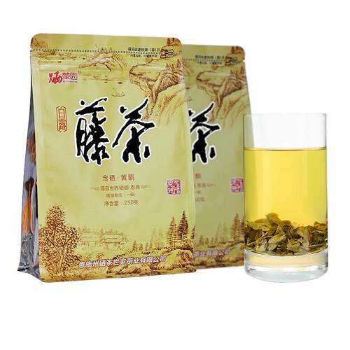 硒楚园恩施富含硒来凤土家甘露神茶养生长寿藤茶咽喉野生莓茶250g