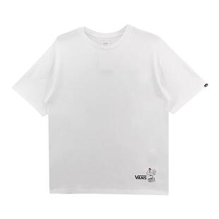 VANS范斯夏季图案印花运动休闲短袖宽松时尚男款T恤VN00092UWHT