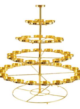 藏村七星灯座蜡烛台佛具