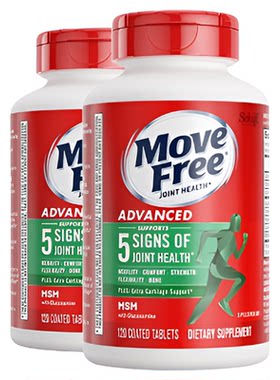 MoveFree氨糖软骨素绿瓶维骨力