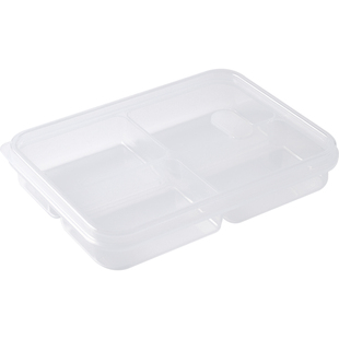 川岛屋冰箱收纳盒冻肉冷冻分装盒食品级一周备菜食物保鲜盒整理盒