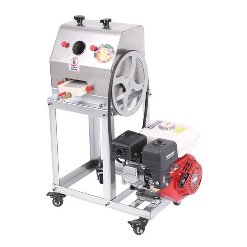 新款大功率汽油发动机电动甘蔗榨汁机全自动台式不锈钢商用商用级