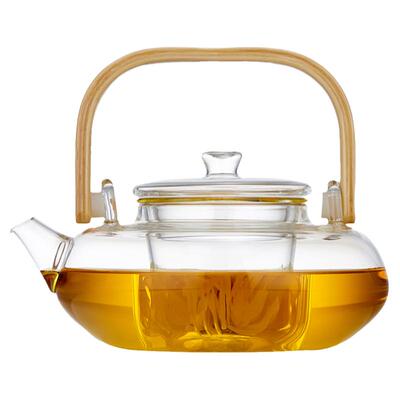 美斯尼玻璃泡茶壶耐高温烧水壶
