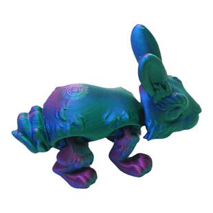 超可动3D打印网红可爱兔兔动物工艺品装饰品成品立体摆件玩具模型