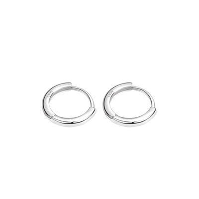 Z小姐日韩999银针男女素圈耳环