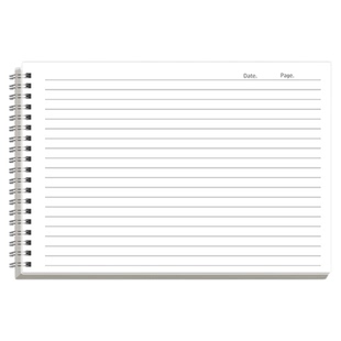 笔记本本子侧翻线圈本B5加厚横版简约ins风大学生考研笔记横线本练习本记录本美文摘抄记事本PP双线圈大本子