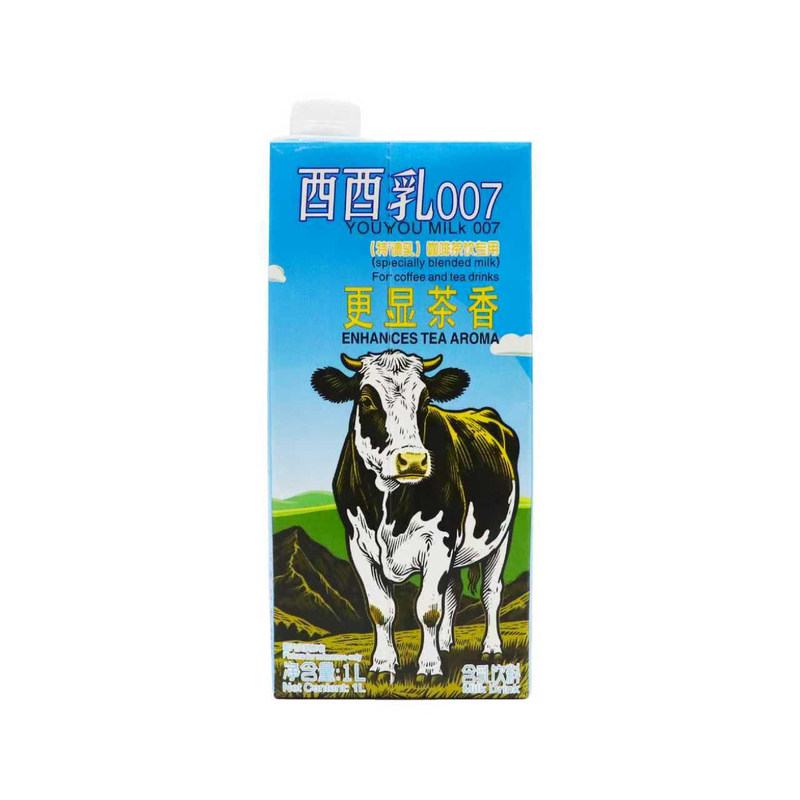 酉酉乳007百佰利鲜牛乳轻乳奶基底咖啡奶茶原料1L奶茶店用
