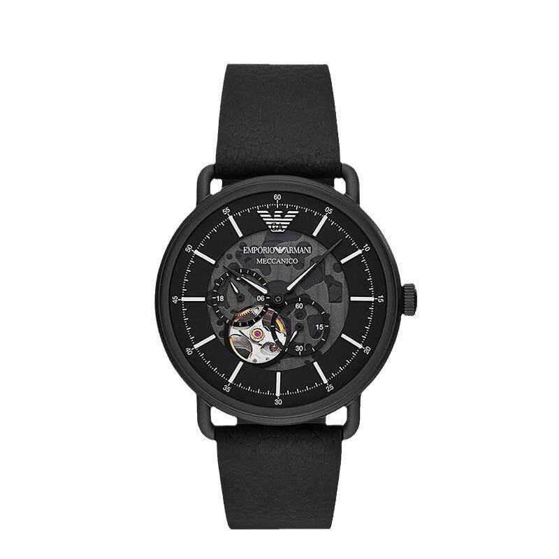 【女神节礼物】宋威龙同款Armani阿玛尼黑武士机械手表男AR60028