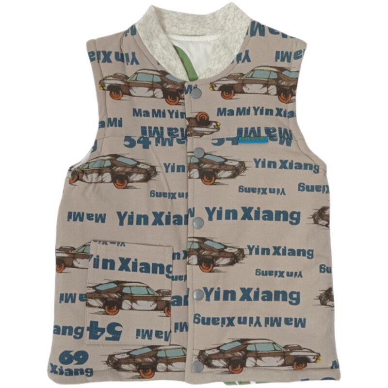 嘉怡贝儿新款常规冬季A类棉春秋季衣服男女宝宝坎甲上衣儿童马甲