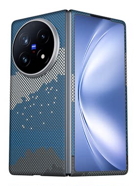 CONGA适用vivoxfold6手机壳vivo xfold6新款凯夫拉折叠屏磁吸保护套xfold6男女超薄高级感商务硬壳磨砂后盖潮