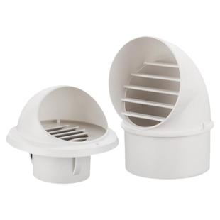 PVC风帽110/160出风口外墙油烟机排气风帽烟道防雨罩通风口透气帽