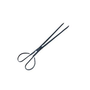 老式火钳家用烧火加长垃圾夹子夹煤工具加厚铁钳夹碳火夹钳火剪夹