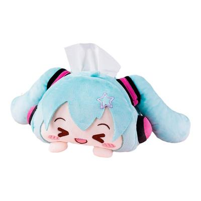 moeyu初音未来可爱毛绒抽纸盒