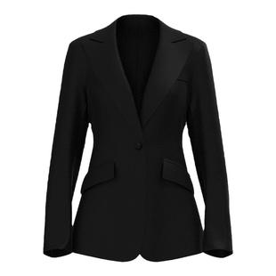 BYMEI西装外套四季可穿精纺羊毛小个子英伦风女西服外套