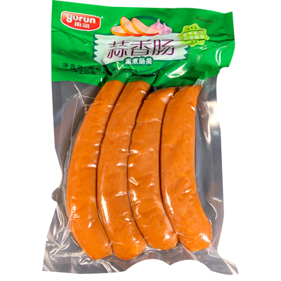 蒜香肠蒜味肠雨润真空420g