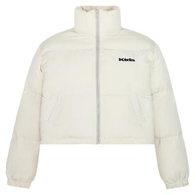 KTDA字母刺绣面包服加厚外套保暖