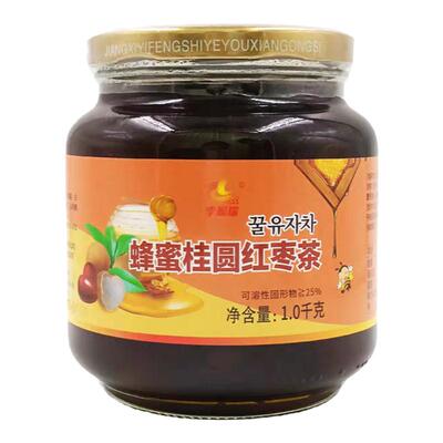 意蜂心愿蜂蜜桂圆红枣茶果肉颗粒