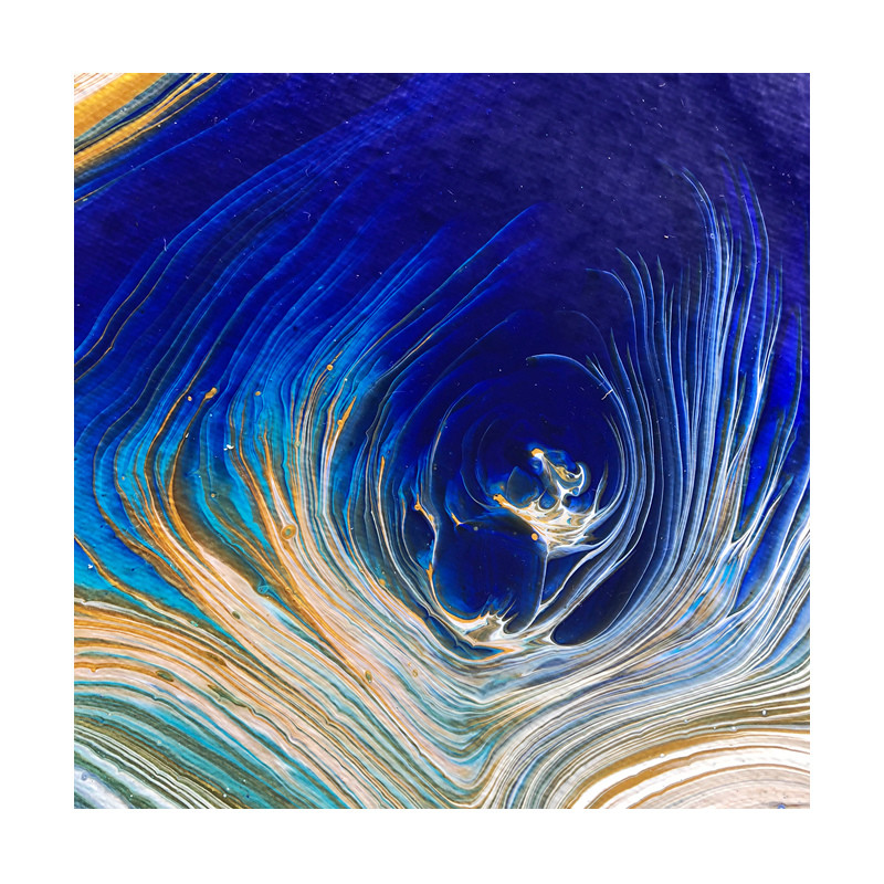 【流体画颜料4瓶套餐材料】液体流质丙烯抖音店长同款diy装饰画