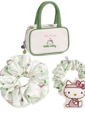 HelloKitty联名真丝发圈高级发饰