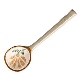 日式陶瓷勺子家用喝汤调羹创意可爱汤勺高颜值长把饭勺家用汤匙