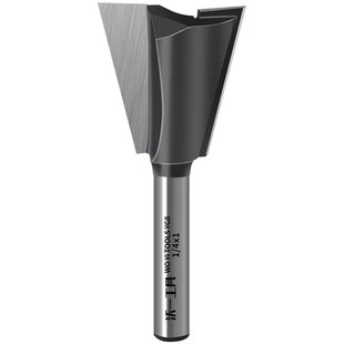 沃一木工燕尾榫刀钨钢涂层槽铣刀电木铣刀密度板双刃开料修边机刀