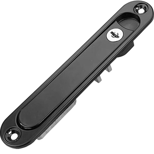 平开纱窗防盗锁隐形执手锁齿轮锁一字锁拨叉锁平开金刚网执手配件