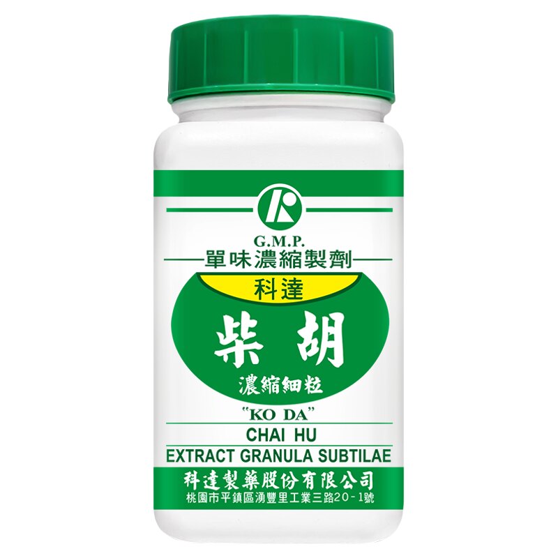 科达制药单方柴胡浓缩颗粒100g解表退热疏肝解郁升举阳气