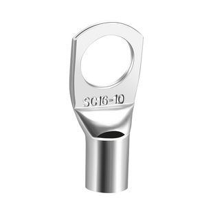 sc窥口铜鼻子接线国标镀锡冷压接紫铜SC6/10/300-8/10/12/14线耳