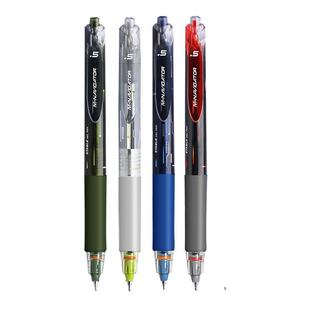 晨光防晃动按动中性笔领航员全针管速干顺滑刷题学生考试用0.5mm黑色K4201高颜值按压式黑笔水笔碳素签字笔